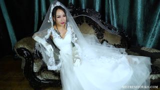 free video 5 Mistress Youko — Wedding Dressed Mistress Controls you | femdom pov | asian girl porn tall girl fetish-1