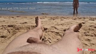 [GetFreeDays.com] Stepsister gives nude blowjob to stepfather on a public beach Adult Leak March 2023-2