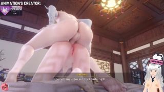 Jazziuu - Futanari girls fuck each other in every hole and end up pregnant (Pinksama animation) - Jazziuu-5