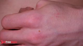 Pulling my foreskin back to cum-1