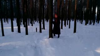 russian amateur porn video First Time PUBLIC Blowjob in Winter Laruna Mave [FullHD 1080P], laruna_mave on teen-3