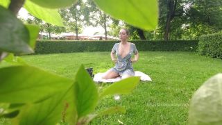 Anastasia Ocean Topless In Park. Showing Tits Outside. Public. Flashing 1080p-0