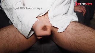 [GetFreeDays.com] Young handsome man watches porn and masturbates at night Sex Clip June 2023-8