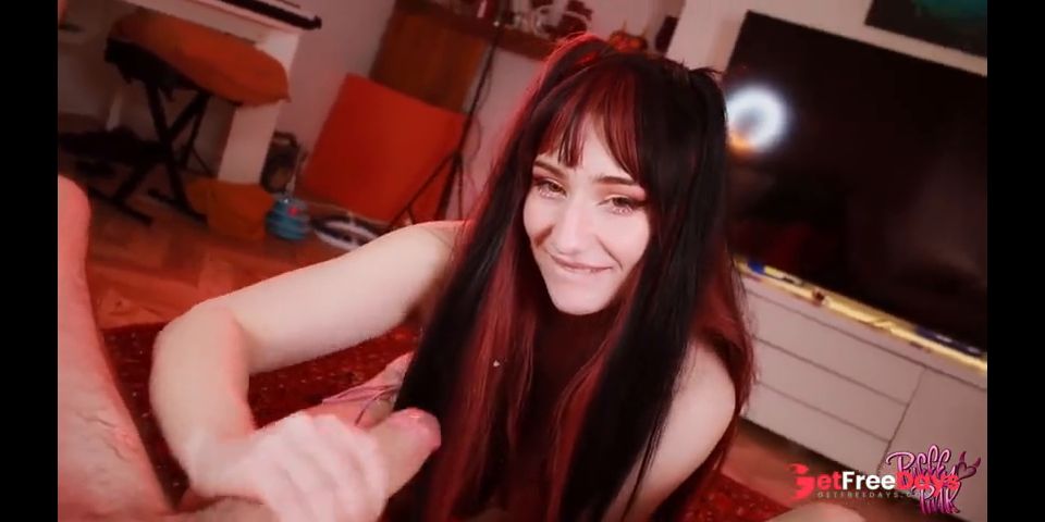 Alt Rocker Teen  Thick Load Facial  Goon
