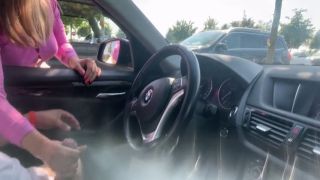 Risky Caught in the parking lot at the shopping center while masturbating-3