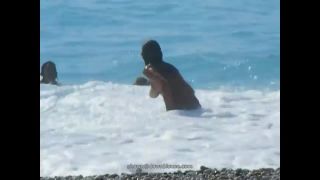 Naughty waves and the bikini went  off-4