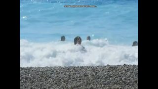 Naughty waves and the bikini went  off-6