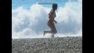 Naughty waves and the bikini went  off-8