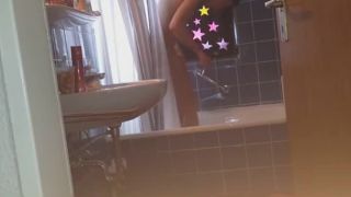 Long spying of a sexy sweetie in bathroom-4