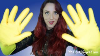 online video 26 converse fetish porn Mistress LucyXX – Rubber Glove JOI, jerkoff instructions on femdom porn-2