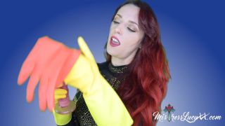 online video 26 converse fetish porn Mistress LucyXX – Rubber Glove JOI, jerkoff instructions on femdom porn-4