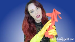 online video 26 converse fetish porn Mistress LucyXX – Rubber Glove JOI, jerkoff instructions on femdom porn-6