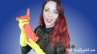 online video 26 converse fetish porn Mistress LucyXX – Rubber Glove JOI, jerkoff instructions on femdom porn-8