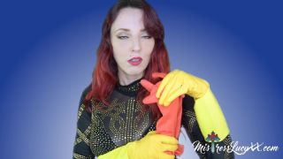 online video 26 converse fetish porn Mistress LucyXX – Rubber Glove JOI, jerkoff instructions on femdom porn-9