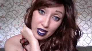 online adult clip 17 Bratty Ivana - Ruin in Blue - lipstick tease - femdom porn nylon femdom-0