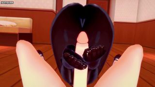 TheHentaiKami - Nobara Kugisaki from Jujutsu Kaisen Gives You An Amazing Footjob-3