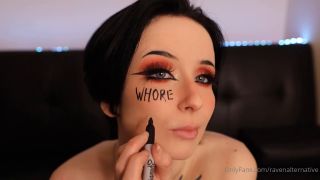 Raven Alternative fetish Raven Alternative aka ravenalternative - 03-10-2022 OnlyFans Video - Body writing BTS video-0