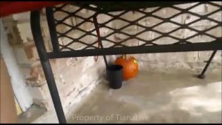 clip 9 ManyVids presents TianaLive in Flashing And Front Yard Squirt on femdom porn yoga pants femdom-9