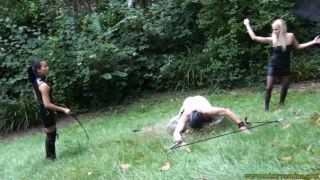 online porn video 35 Asian Mistress Nina - Mistress Nina and Natalie Black outdoor session, anal fetish on cumshot -3