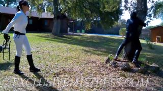  LoyalFans: Mistress Isis Spain - VS77 Outdoor Whipping and Slave Resistance Test Part 2  Punishment Punishment-7