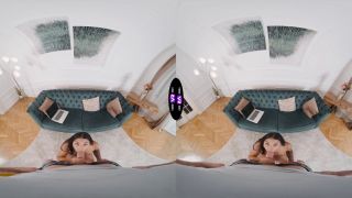Hardcore Black Angel gets Caught Masturbating and Sucks Dick Instantly - Tmwvrnet-3