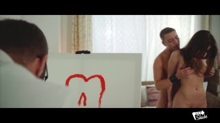 Sweet Russian teen Evelina Darling fucks in front of painter Pablo Ferrari - Facial-2