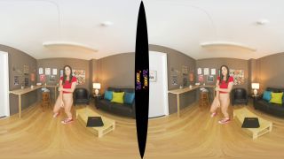 Tiny Tits VR 3D Teen Loses Her Knickers In The Coffee Shop-7