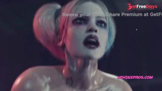 [GetFreeDays.com] Harley Quinns pussy stretched by double penetration  Joker wont be happy - 3D Animation Adult Video June 2023-8