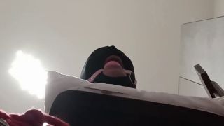 Verified Amateurs Tied to a chair, blindfolded, gagged and fucked in every hole with anal creampie-8