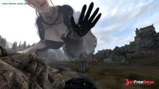 [GetFreeDays.com] Hot Blonde Giantess grows ever larger - Skyrim Giantess Sex Stream January 2023-9