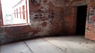 [Amateur] fucking guy's ass in an abandoned building (pegging)-1