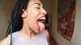 My big mouth and fat tongue Black!-7