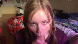 Younger Stepsister Sucks Big Cock And Gets Cum On Face 1080p-0