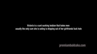 6243 Bukkake - Victoria Swallows 81 Huge Mouthful Cum Loads B...-6