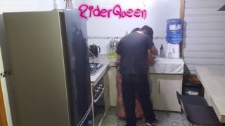 RiderQueenOk - Stepmom fucked surprise in kitchen BBW Big Ass-1