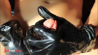 [GetFreeDays.com] very sexy glans massage in black latex gloves for a powerful boner Sex Clip February 2023-9