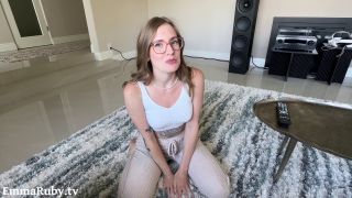 EmmaRuby POV Your Nerdy ROOMMATE Makes You CUM Before A Date ｜ Emma Ruby-0