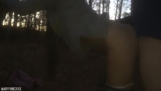 porn video 2 Modelhub.com - Maryvincxxx Aka Maria Romanova - Brunette Teen gives a Blowjob and Pussy in the Woods, best blowjob sex on blowjob porn -5