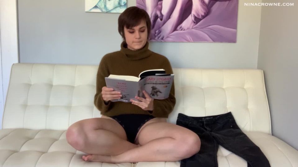 online porn video 15 Nina Crowne – Spooky Stories Strip Tease - jerkoff encouragement - masturbation porn red hot fetish
