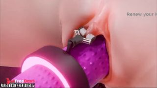 New clitoral stimulator toy 3D animation-6