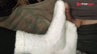 [GetFreeDays.com] Loulou Insisted on a SOCKJOB with her WHITE Fuzzy socks Adult Video June 2023-4