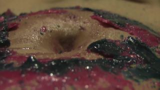 MyStacySweet - Close Up Belly Button Wax Play-6