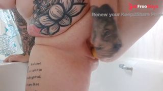 [GetFreeDays.com] Fruit in pussy as Im in the shower Adult Clip April 2023-1