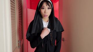 adult clip 31 asian lesbian hd Azumi Zeitline – Nun Worships BWC, dildo sucking on anal porn-0