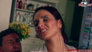 Hot Slut With Dark Hair And Big Tits Gets Seduced By A Waiter In A Cafe.-5