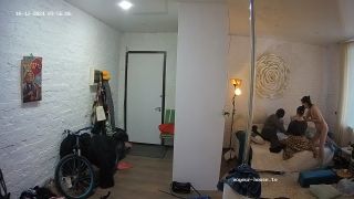 Voyeur - House - Kenia And Friend Threesome Hard Sex In Living Room 2024-10-12 Cam 2 - 2024-9