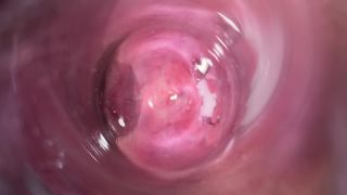 Cute PussyCamera deep inside Mia's tight creamy pussy, Internal view-9