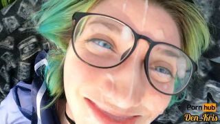 den_kris - a selection of a lot of serma for a cute schoolgirl with glasses-0