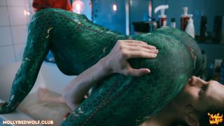 Molly Red Wolf - Aquaman Mera came to fuck you in the bathroom 4K 2160P - Cunnilingus-2