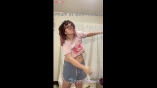 Big Boobed Crop Top Workout-7